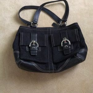 Canvas Coach Bag